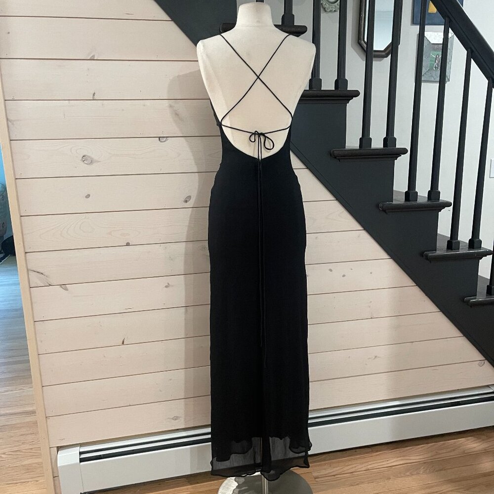 Free People Simone Maxi Dress in Black NWT Size XS 0 - Picture 6 of 10
